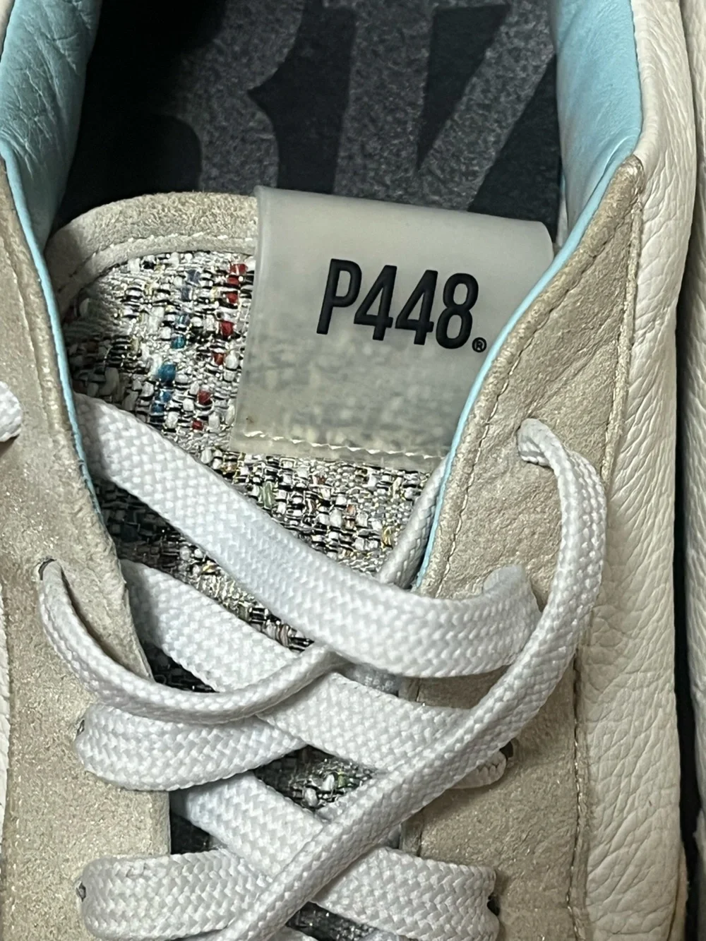 P448 leather sneakers
